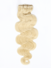 Brooklyn Hair Clip-In Hair Extensions Platinum Blonde Body Wave